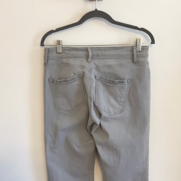 Ann Taylor Loft Curvy Straight Grey Jeans - Picture 5 of 6